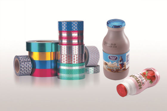 Botol plastik Cap Lid Aluminium Foil Packaging Suhu Tinggi Perlawanan