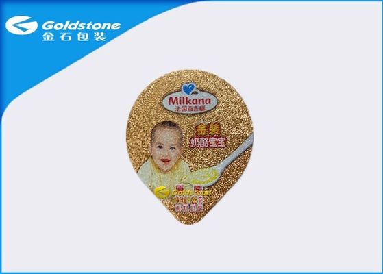 FDA Food Grade Panas Seal Foil Die Cut Lid Untuk Kertas / Plastice Piala