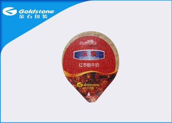 Berbeda Ukuran Panas Seal Foil Lid, Piala Yogurt Aluminium Foil Packaging