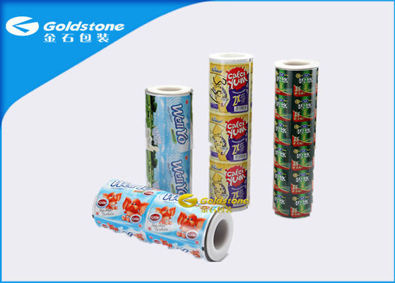 Mudah Peel Lid Reel Film Untuk Empat / Delapan Piala Kertas / VM-PET / Bahan Aluminium