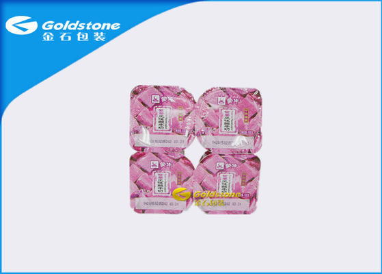 Tusukan Perlawanan Aluminium Foil Sealing Film Gulung Yogurt Packaging Material