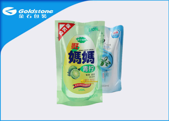 Side Gusseted Plastik Colorful Stand Up kantong Dengan Batal Jendela Panas Sealed