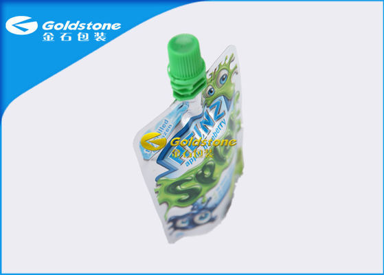 Liquid Stand Up Pouch Kemasan Tas Dengan Cerat, Polimer Makanan Doy Pack Kemasan