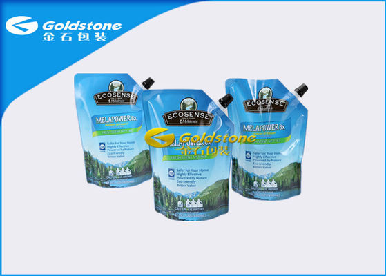 Reusable Makanan Isi Ulang Stand Up Pouch Dengan Cerat Biodegradable didaur ulang