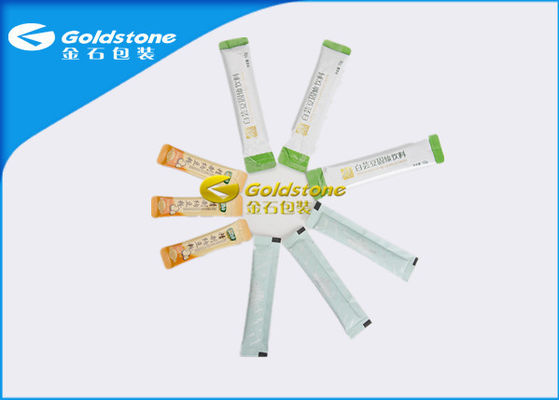 Colorful Percetakan Gulung Bahan Tongkat Kemasan Sachet Dengan Mudah Air Mata Baris