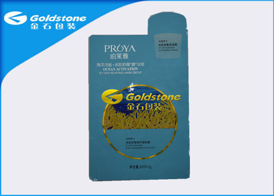 PET / AL / PE Face Mask Foil Sachet Packaging Bags Dengan Air Mata Kemampuan Baik