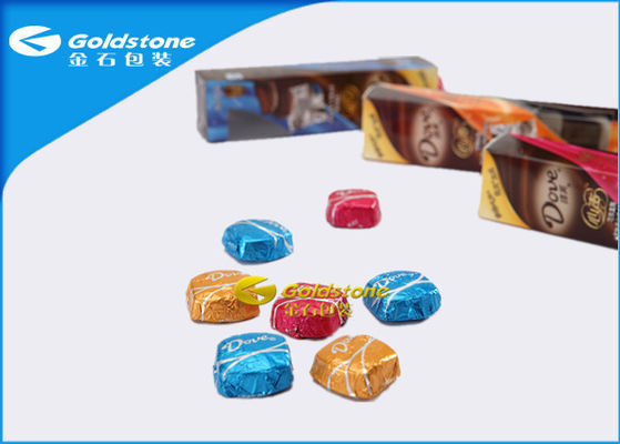 Colorful Percetakan Personalized Chocolate Foil Wrappers berwarna Foil Untuk Wrapping Chocolates