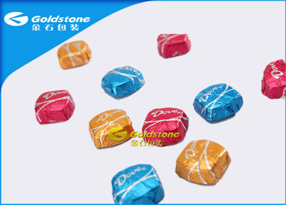 Food Grade Chocolate Wrapping Paper Aluminium Foil Kertas Untuk Permen / Chocolate Bola