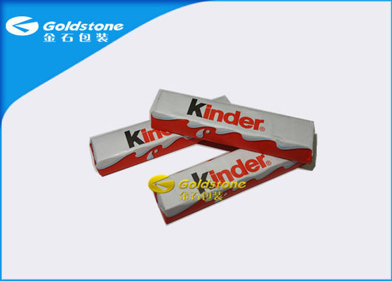 Optimum kerataan Chocolate Foil Kertas pembungkus Untuk Chocolate Bar 1 - 10 Warna Percetakan