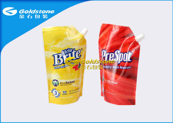 Custom Design Stand Up Pouch Dengan moncong Mencuci Detergent Powder Kemasan