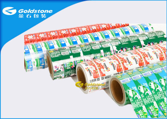 11 Warna Dicetak Adhesive Custom Paper Label Untuk Yoghurt / Ice Cream Piala