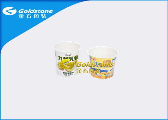 PS Bahan Baku Plastik Yogurt Piala, Multi layer Coextrusion plastik cangkir makanan penutup