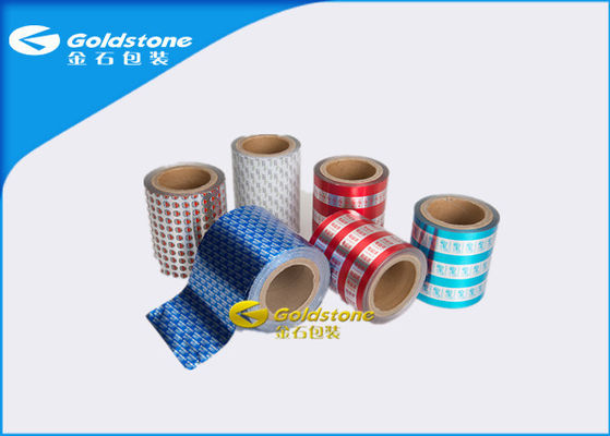 Rewind Laminated Aluminium Foil Film Ekstensi Tinggi Cold / Hot Filling