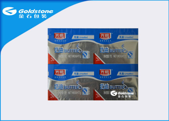 Rewind Laminated Aluminium Heat Seal Lidding Film Untuk Mesin Pengisi Kecepatan Tinggi Internasional