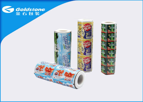 Warna-warni Pencetakan Label Kemasan Kustom Tahan Air Untuk Minuman Yogurt Cup