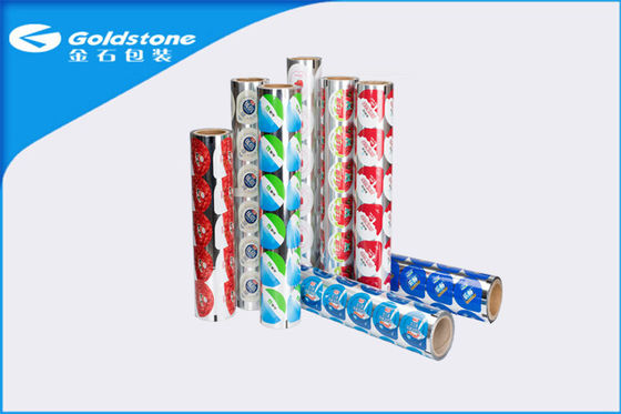 Tinggi Peelable Hingga 10 Warna Aluminium Sealing Film Untuk PP Yogurt Cup