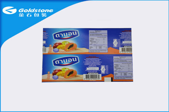 Cangkir Yogurt Paper Label No Crevice, Label Stiker Khusus Hingga 11 Warna