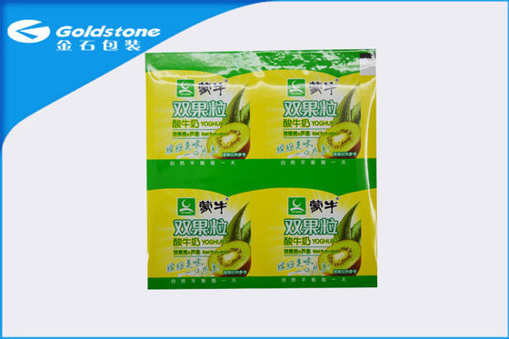 Kemasan Susu Penghalang Tinggi Aluminium Lidding Film Untuk Yogurt Cup Dengan 10 Warna