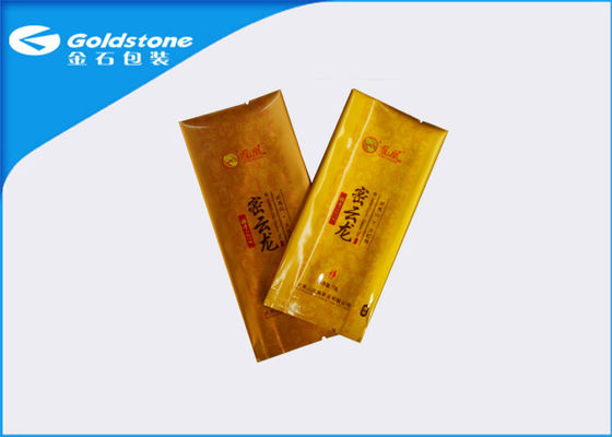 Aluminium Foil Black Custom Tea Bags Sachet Tiga Sisi Seal Matte Dan Permukaan Mengkilap