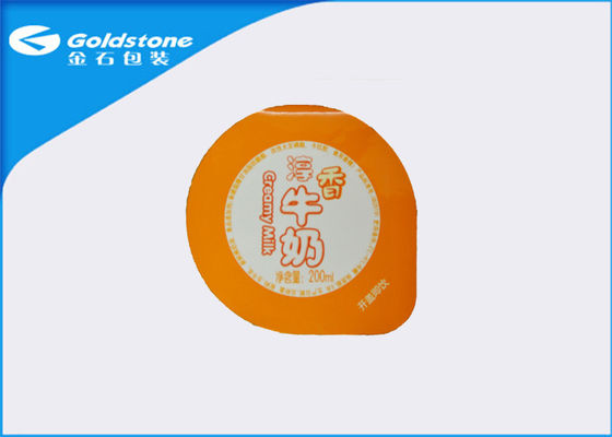 Dilapisi Pengobatan Heat Seal Foil Lids Untuk Yogurt Cup, 30-46 Ketebalan Micron