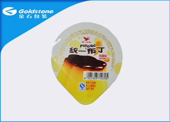 Cacing Timbul Die Cut Tutup Cup Seal Aluminium Lidding Foil Moisture Proof