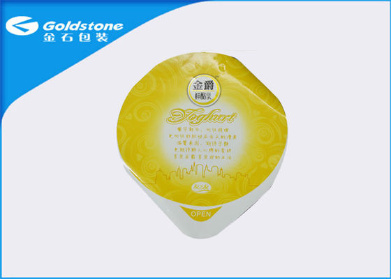 Die Cut Cacing Timbul Foil Lidding, Seal Piala Aluminium Lidding Foil