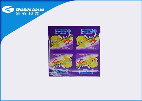 Kustom Pringting Aluminium Sealing Film Lidding Reel Untuk PP / Plastik Yogurt Piala
