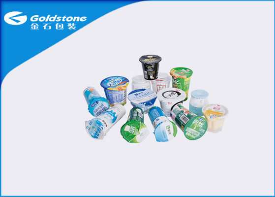 Tidak Ada Kebocoran Heat Seal Foil Lids Multi Structure Die Cut Lids Untuk Botol