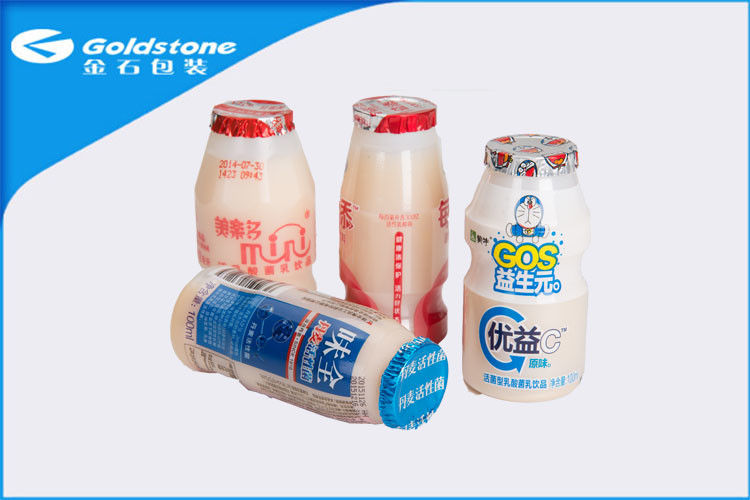 Roll Stock Metallic Luster Aluminium Cap Foil Lids Untuk Botol PS, Ketahanan Tusukan Tinggi