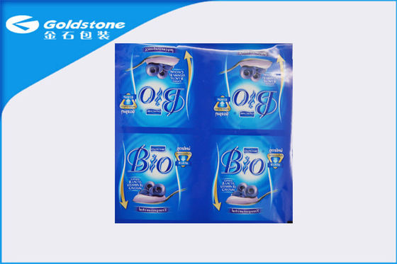 Delapan Struktur Piala Aluminium Foil Film Kemasan Metallic Shiny Surface